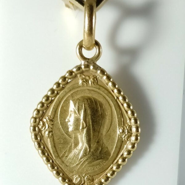 Médaille en or Vierge