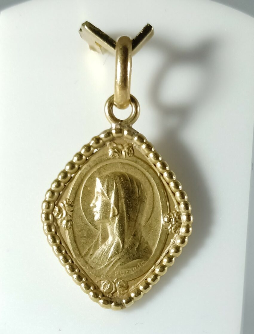 Médaille en or Vierge