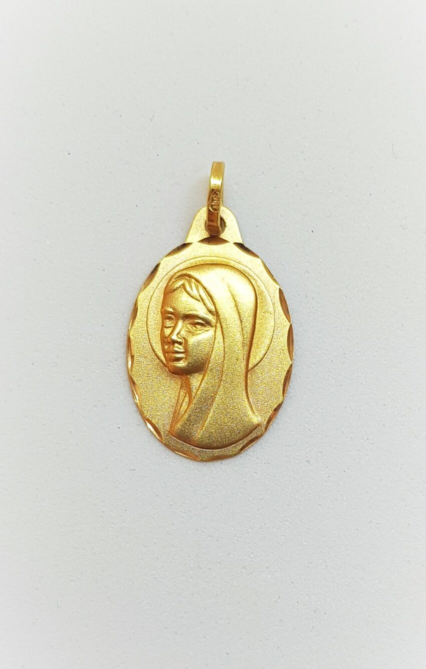 médaille or baptême