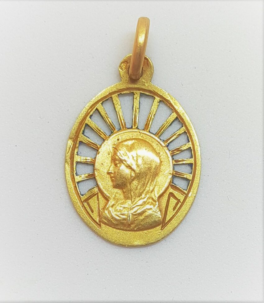 médaille baptême or