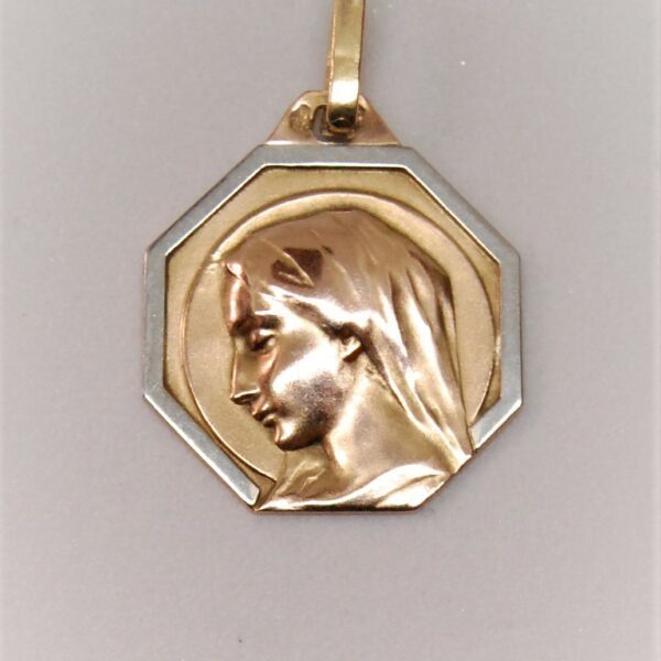 VENDUE. Médaille octogonale en or