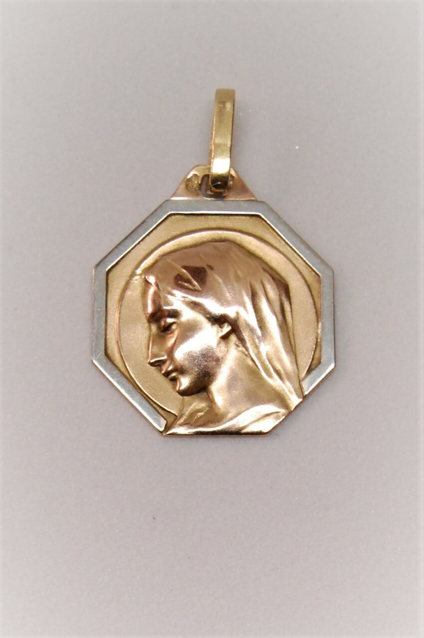 VENDUE. Médaille octogonale en or