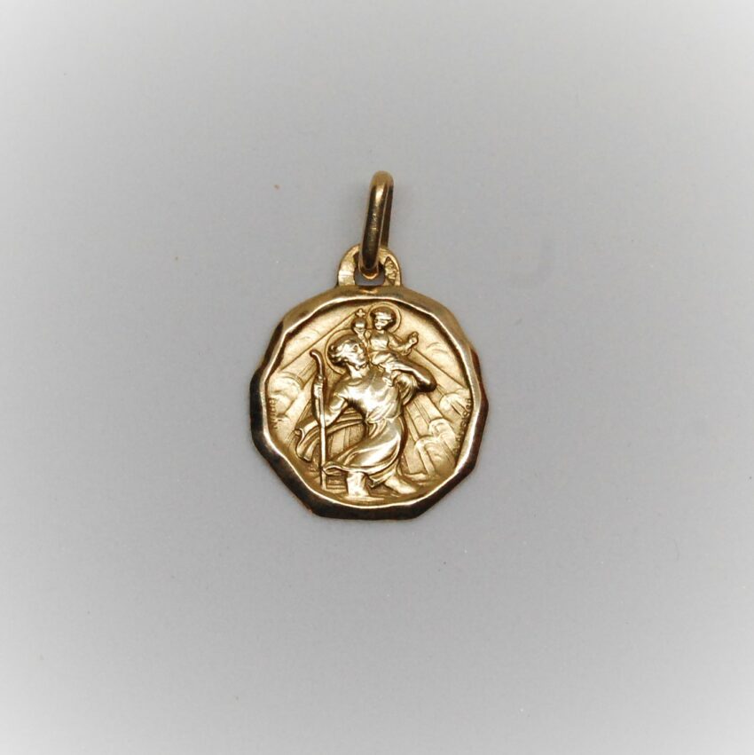 VENDUE. AUGIS. Médaille saint Christophe