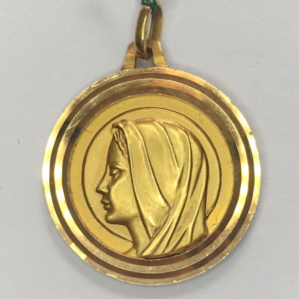Médaille en or Vierge