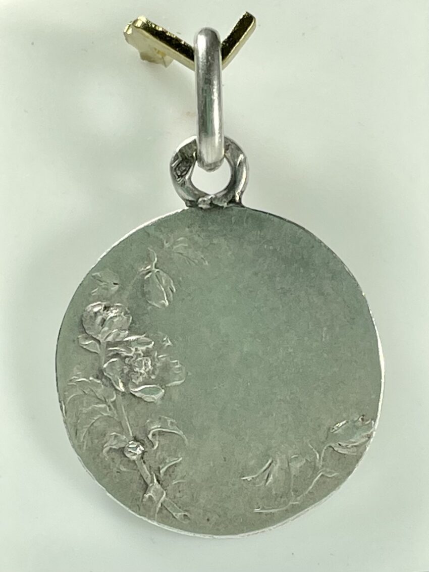 Médaille en argent Vierge au voile – Image 2