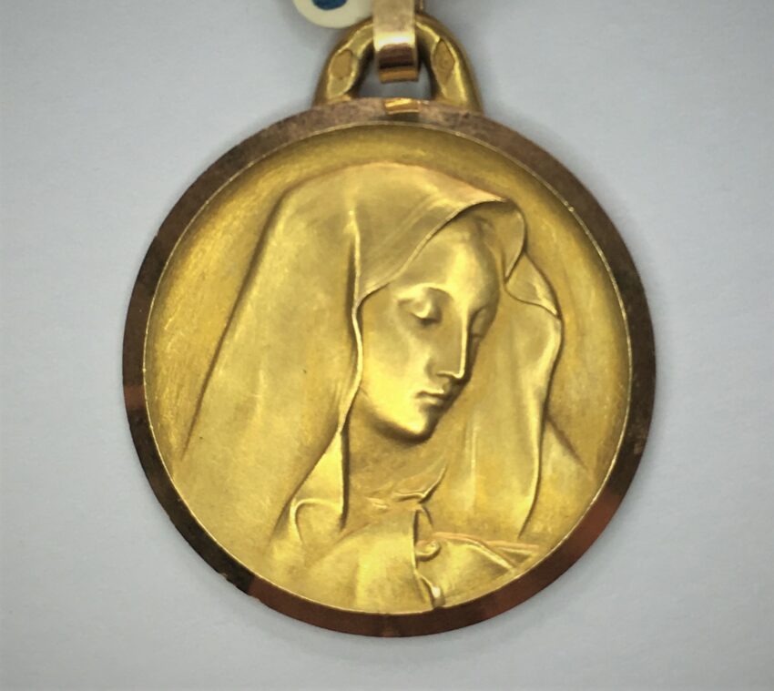 Médaille Vierge au voile – Image 2