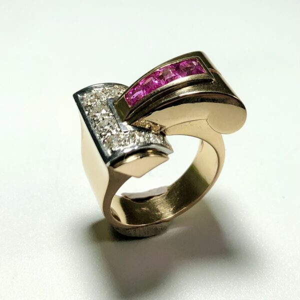 Bague Tank Art Déco