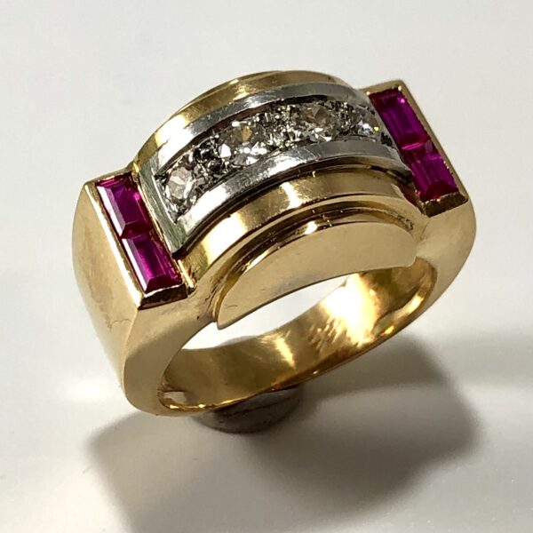 Bague Tank en or