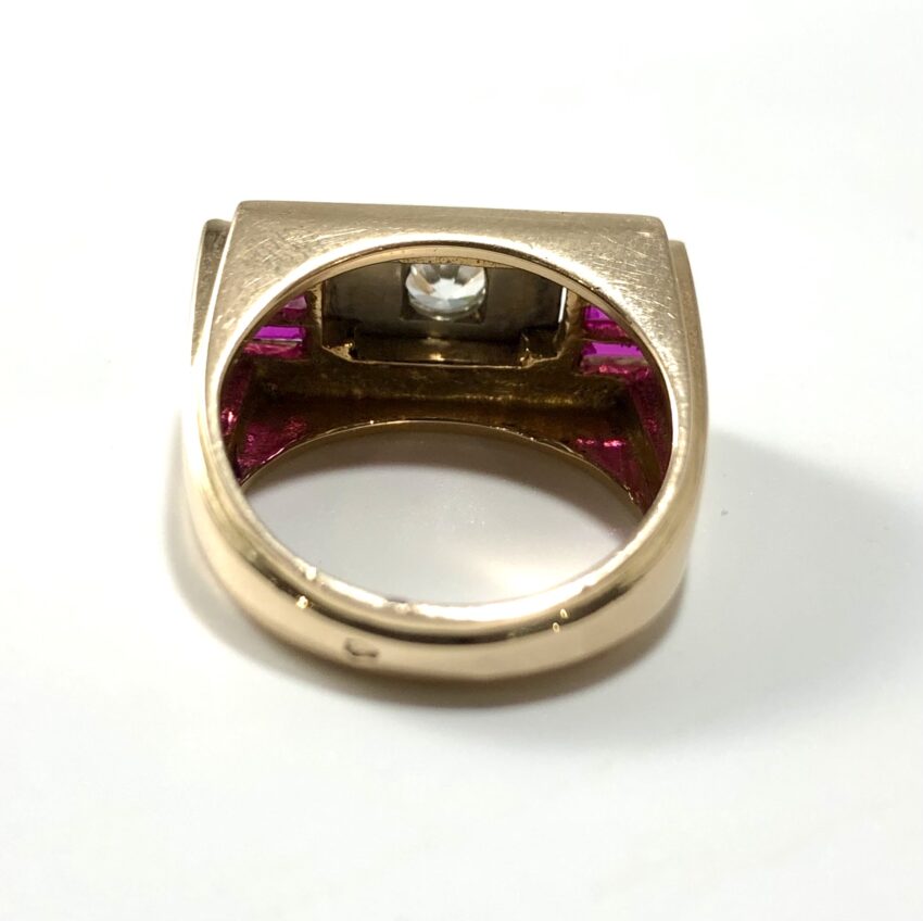 Bague tank, or, zircon central – Image 6