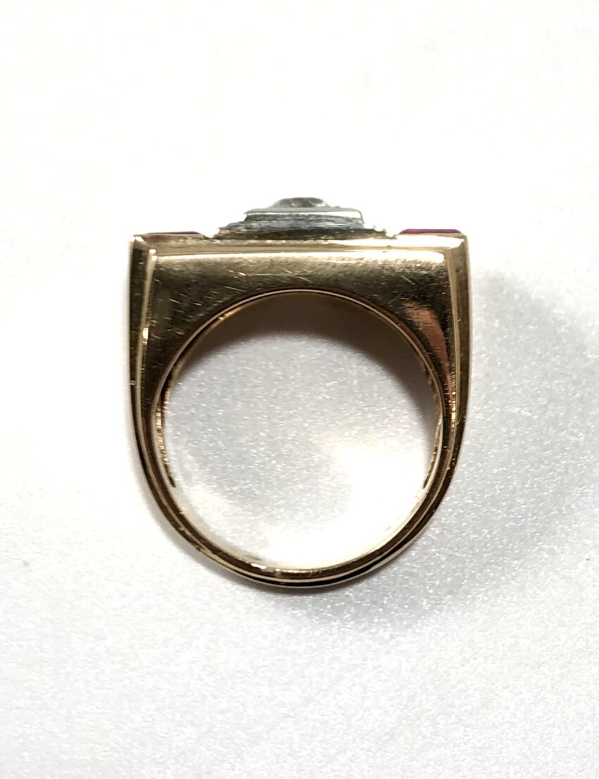 Bague tank, or, zircon central – Image 5