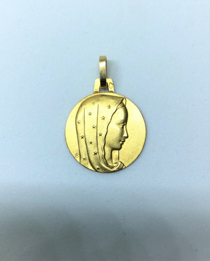Vendue. Médaille Vierge au voile étoilé