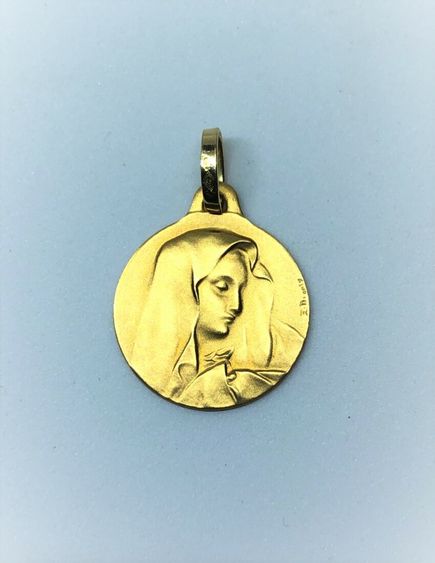Médaille Vierge au voile