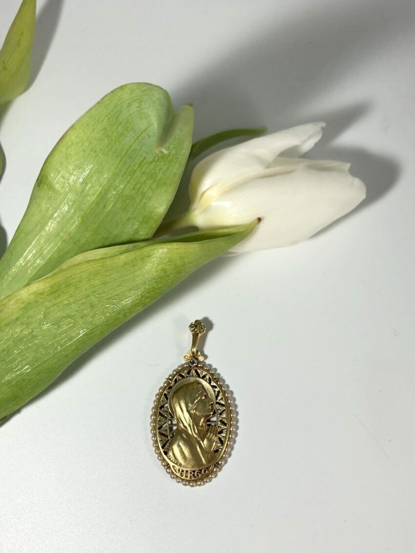 VENDUE. Grande et belle médaille en or – Image 5