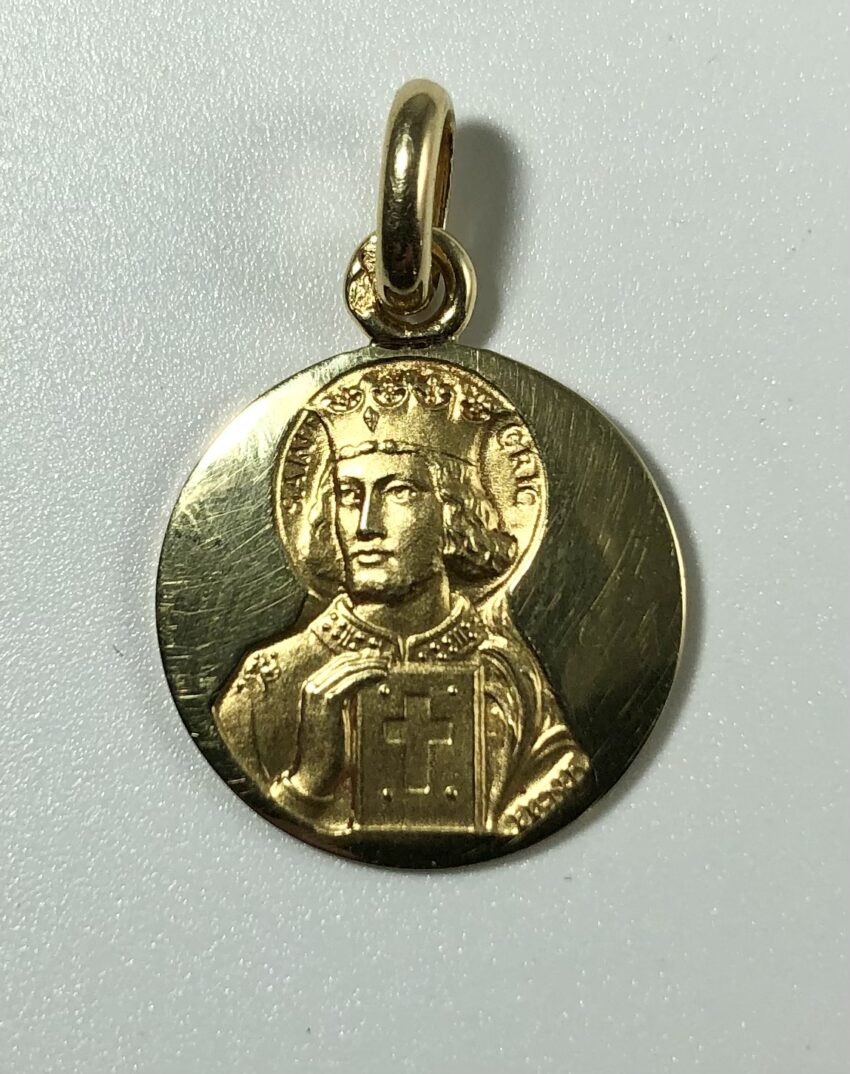 Réservée. Médaille Saint Eric en or