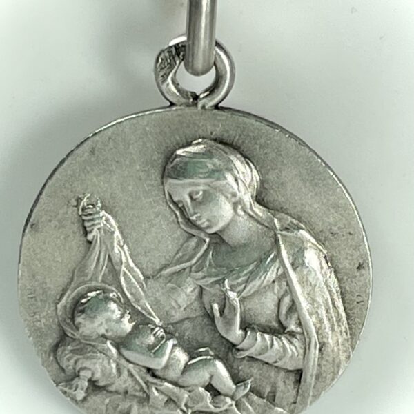 BECKER. Médaille en argent 'Nativité'