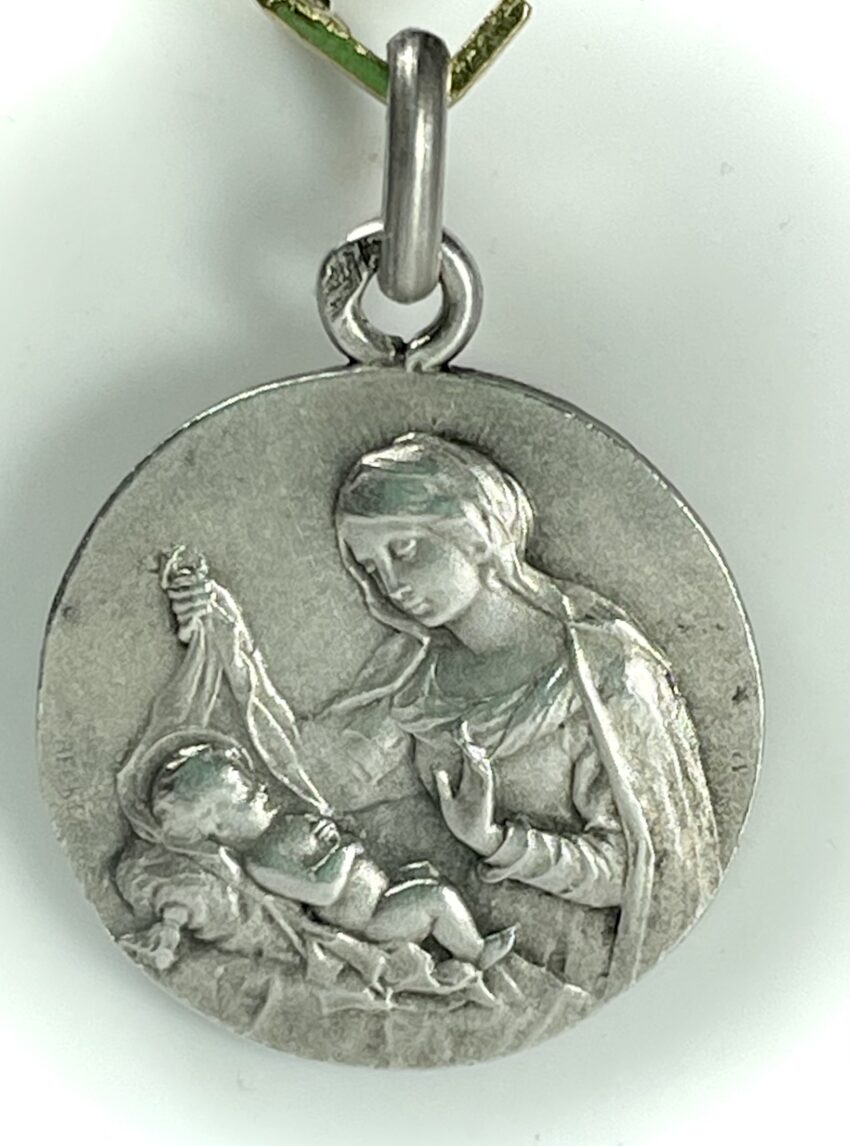 BECKER. Médaille en argent 'Nativité'