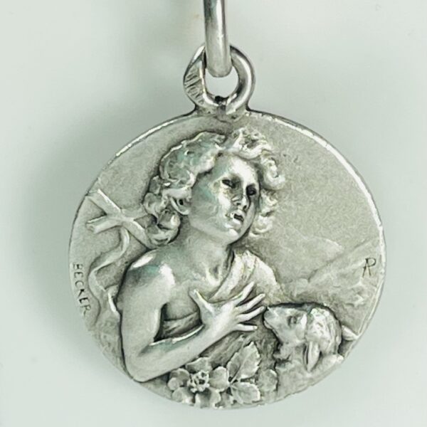 BECKER. Médaille en argent de Saint Jean-Baptiste