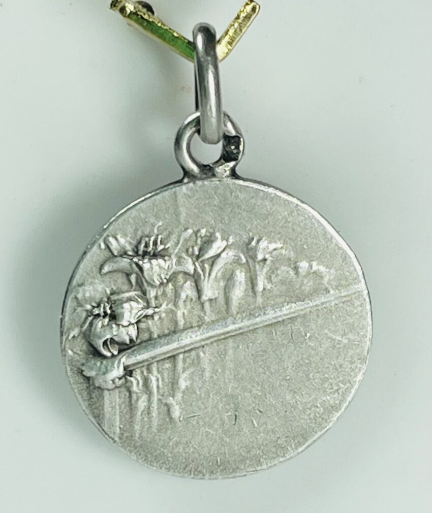 BECKER. Médaille en argent de Saint Jean-Baptiste – Image 2