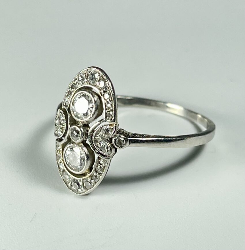 Bague Art Déco diamants – Image 2