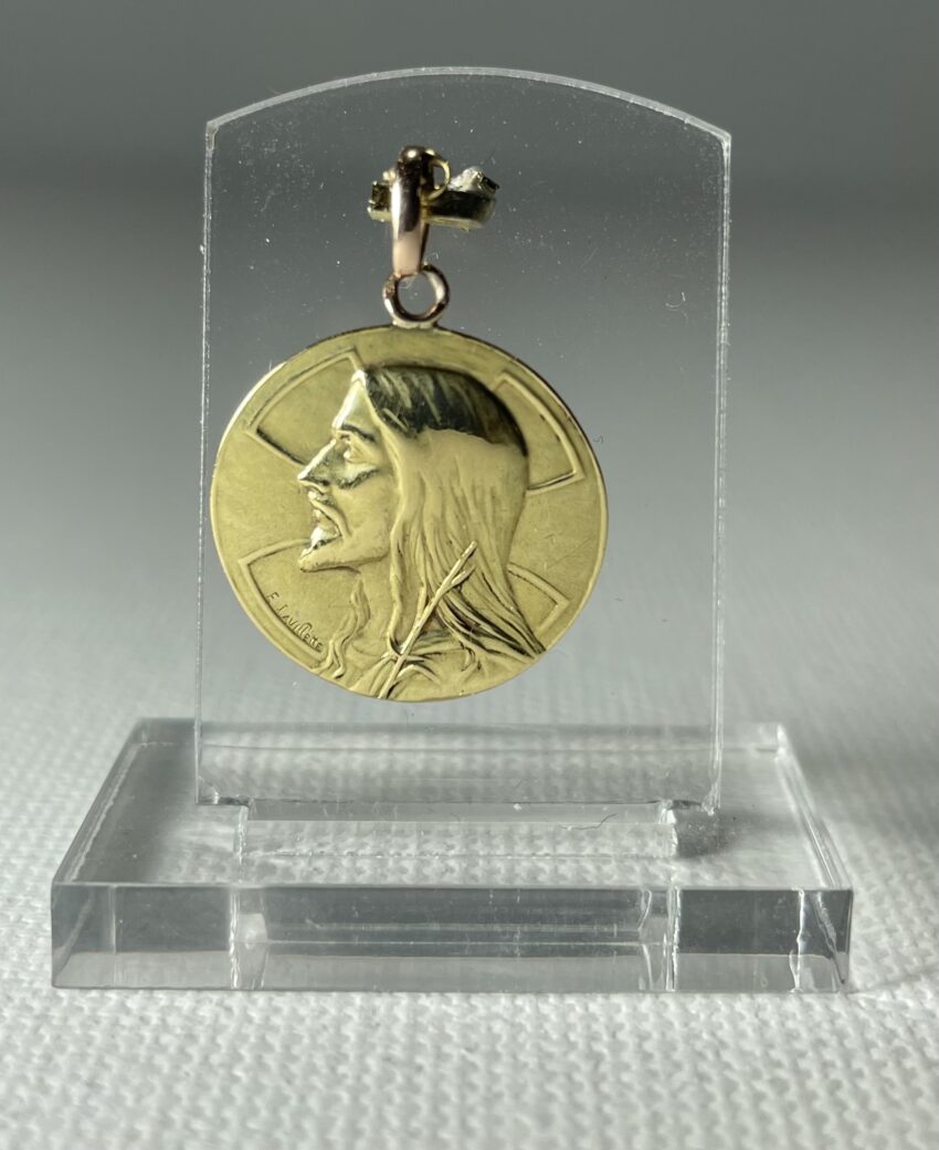 Médaille en or Christ
