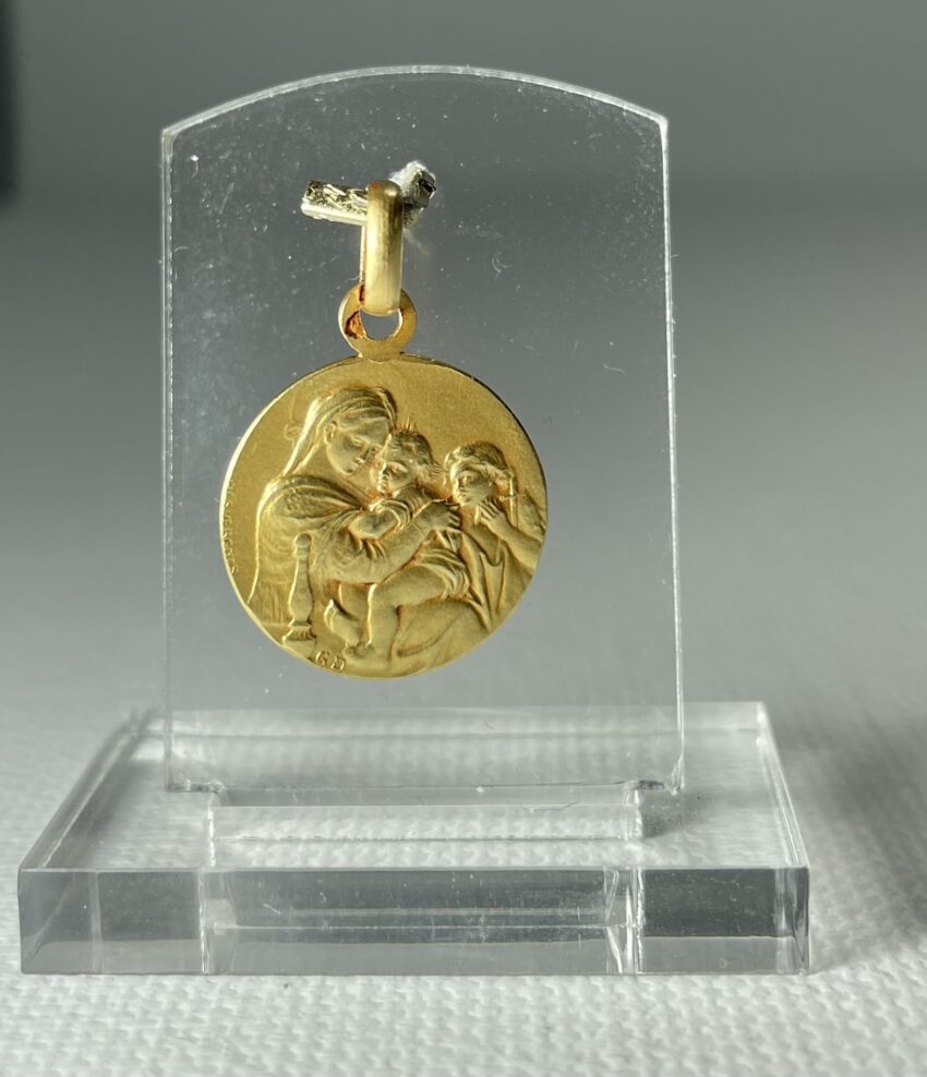Médaille Vierge à la chaise