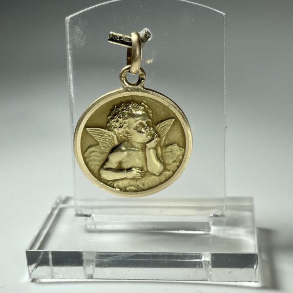 Médaille ronde Ange