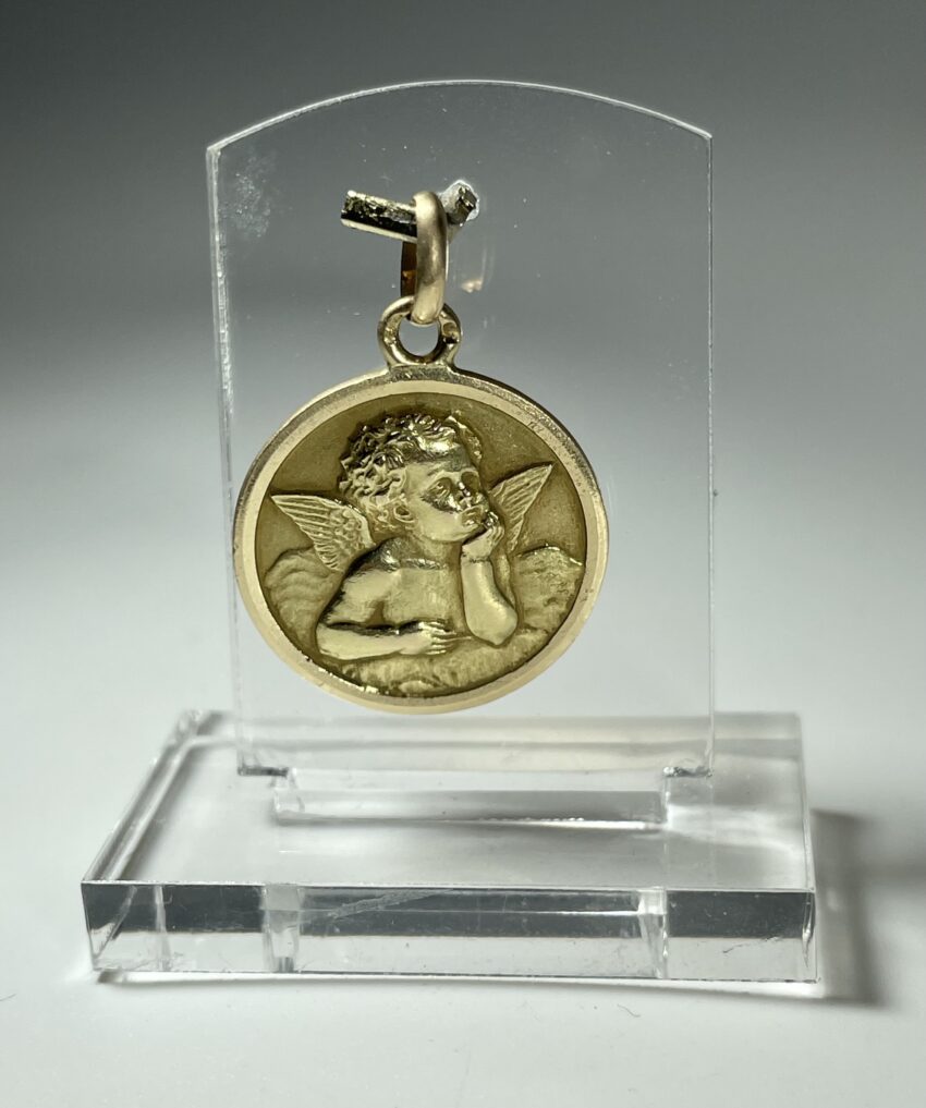 Médaille ronde Ange