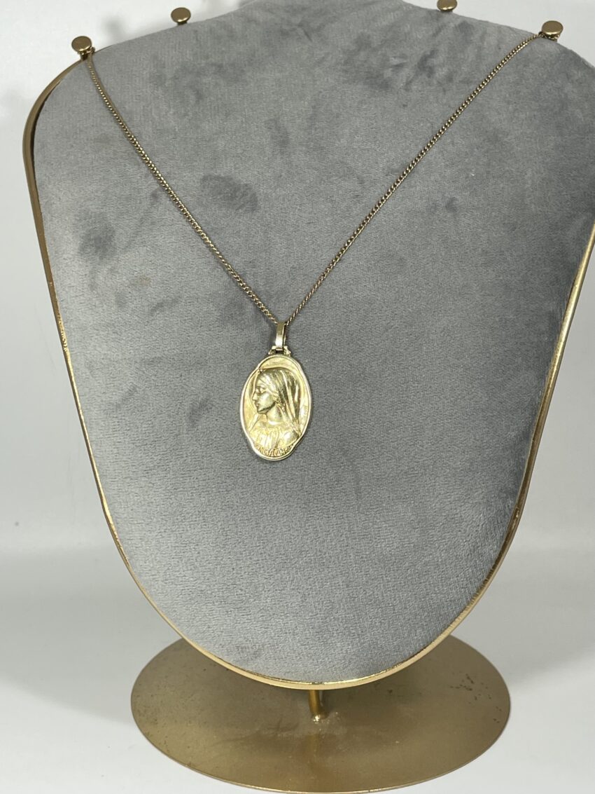 E.DROPSY. Grande médaille ovale 'Sancta Maria' – Image 2