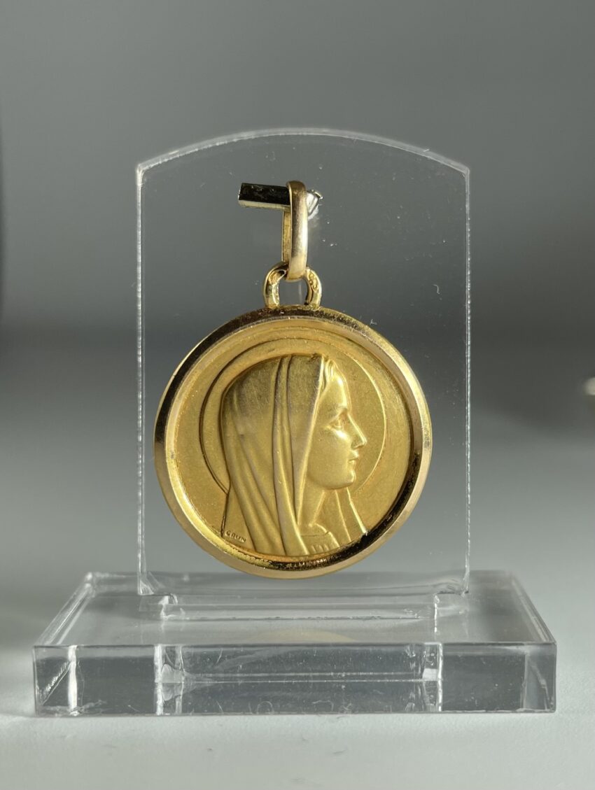 GRÜN. Médaille ronde en or