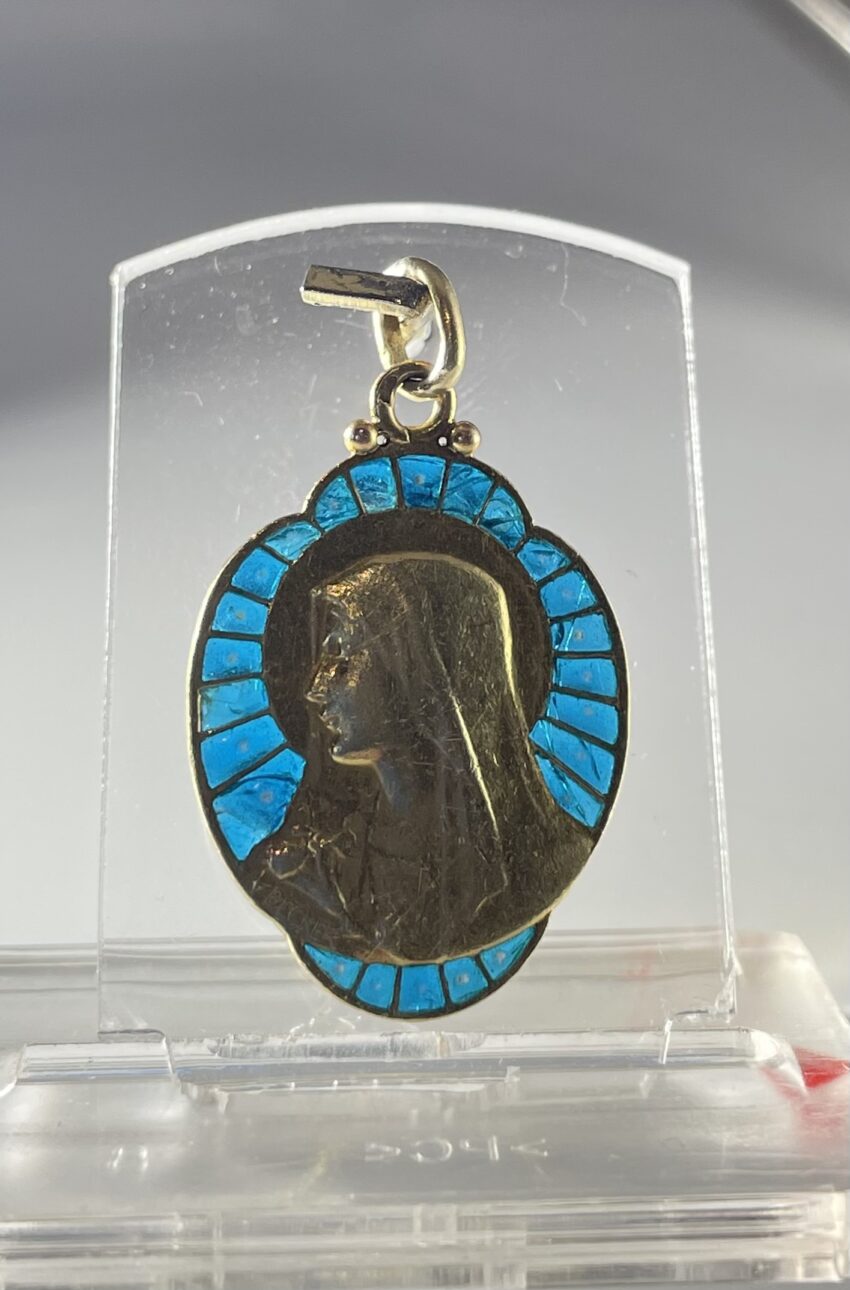 BECKER. Médaille or émaillé – Image 3
