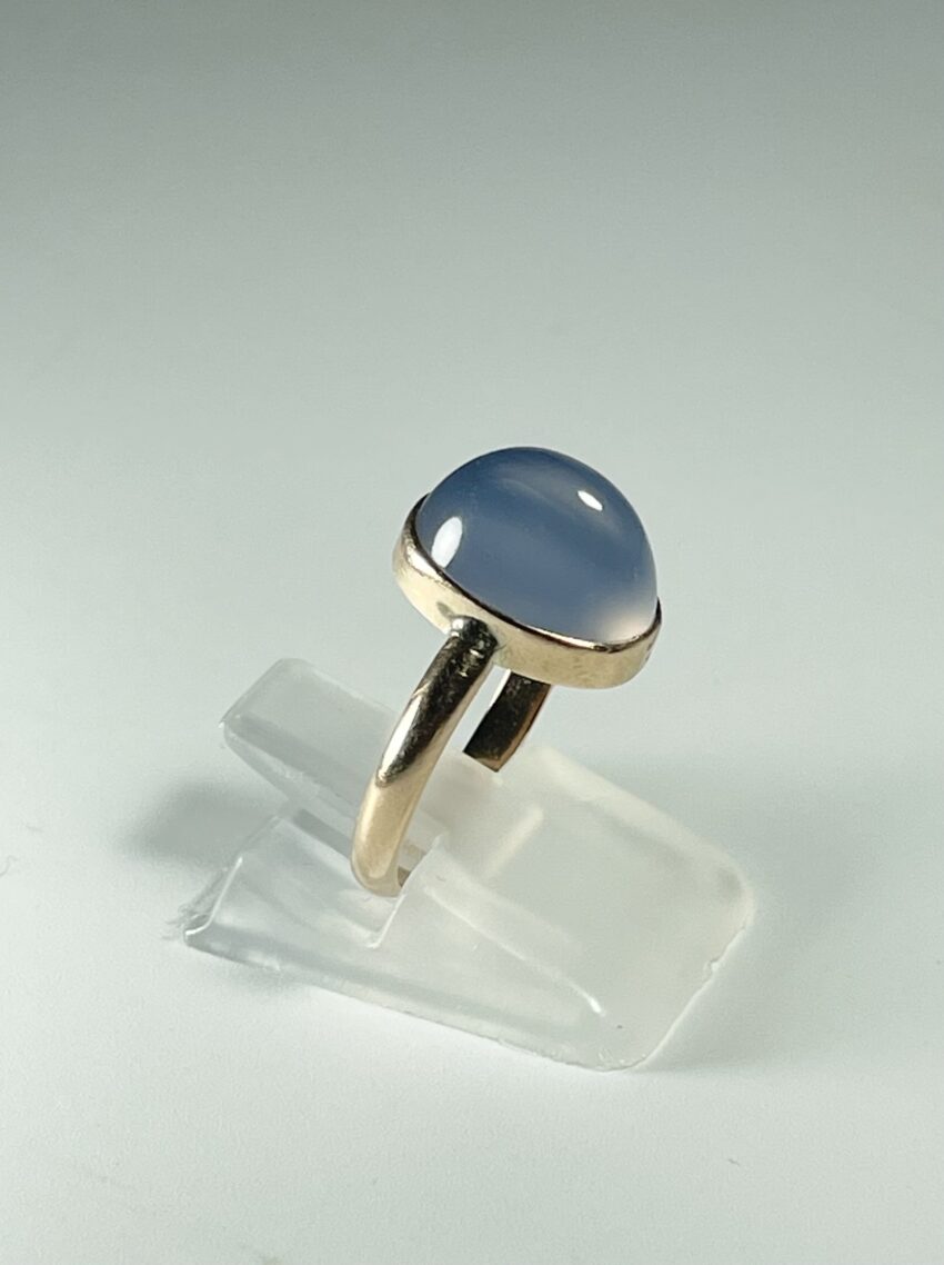Bague agate en pain de sucre – Image 2