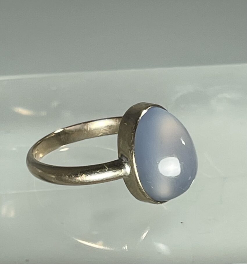 Bague agate en pain de sucre – Image 3