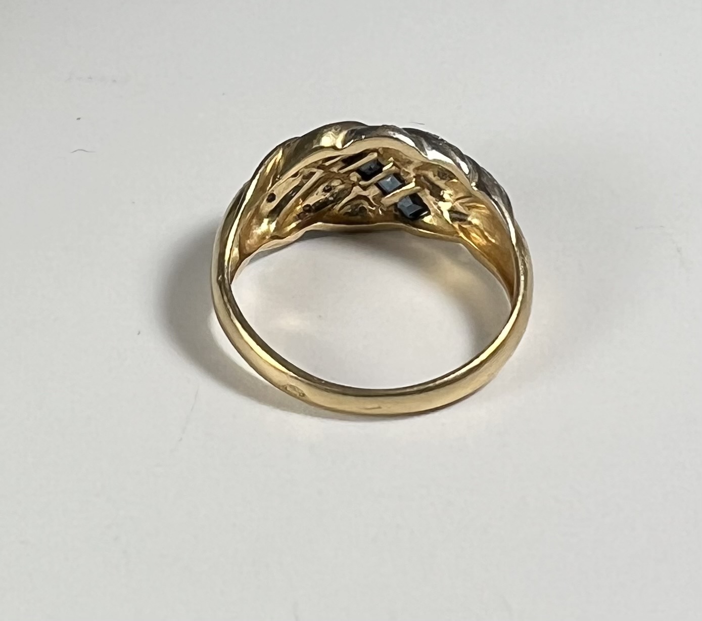 Bague saphirs calibrés – Image 3