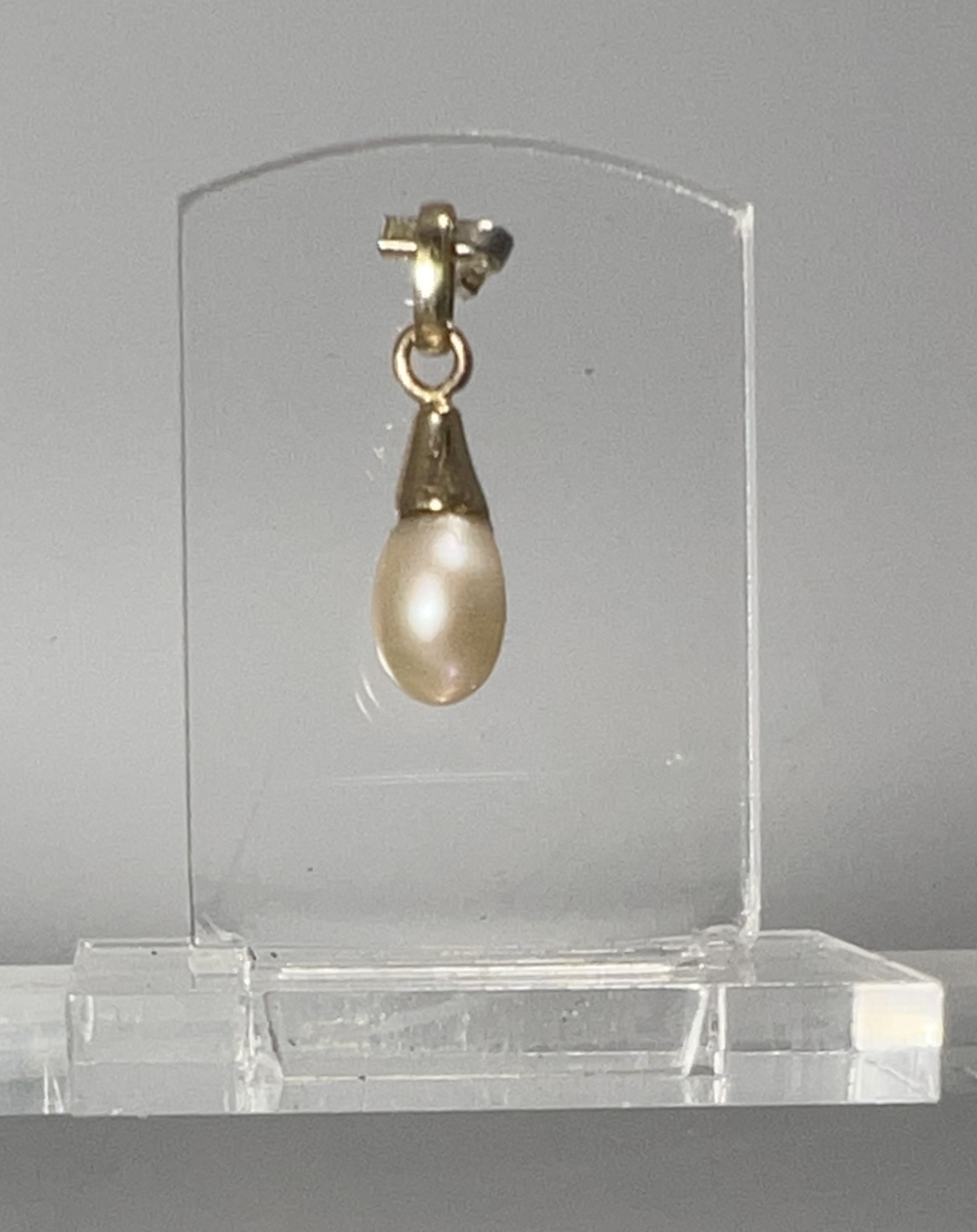 Pendentif perle baroque