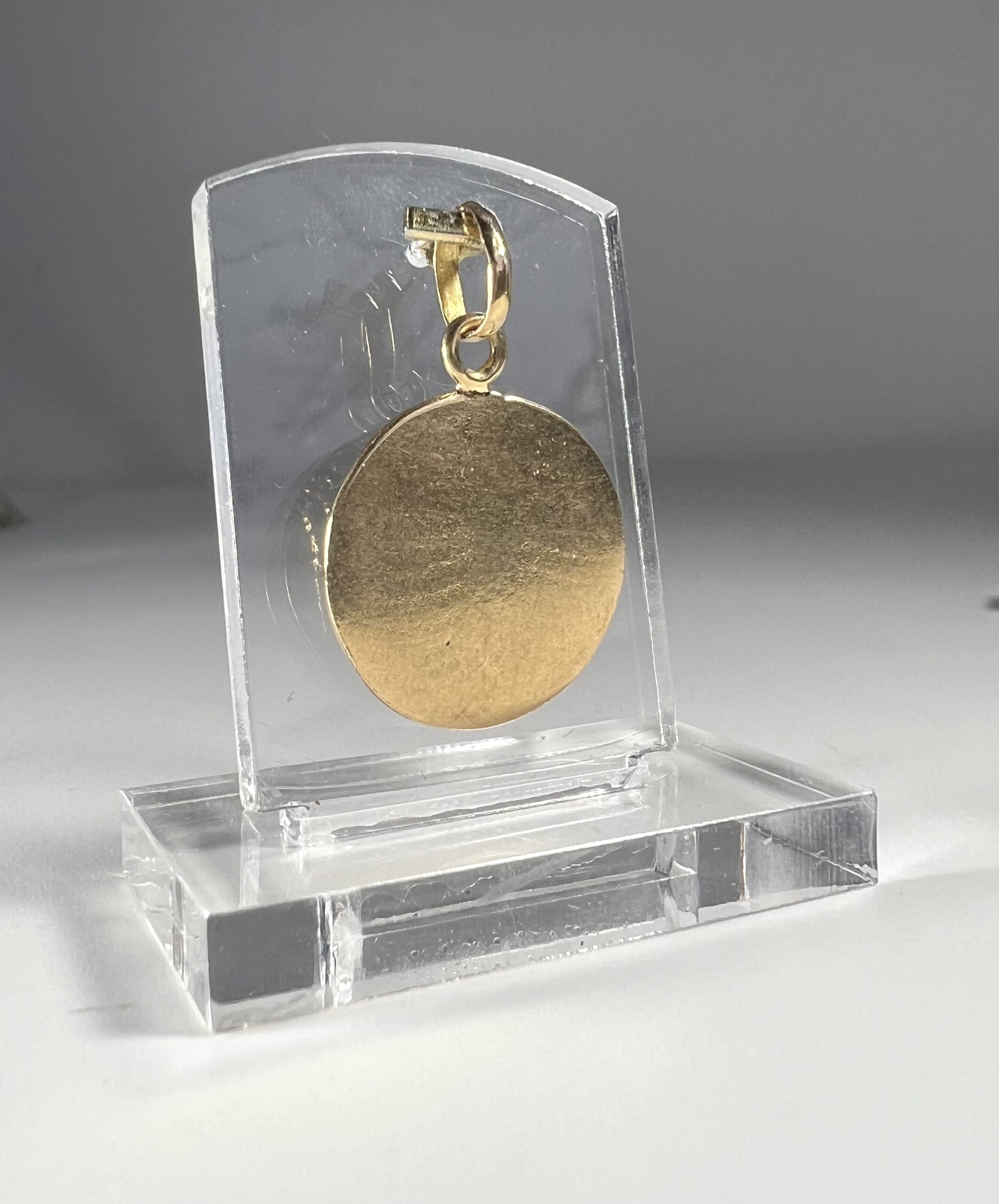 Médaille en or Vierge couronnée – Image 3