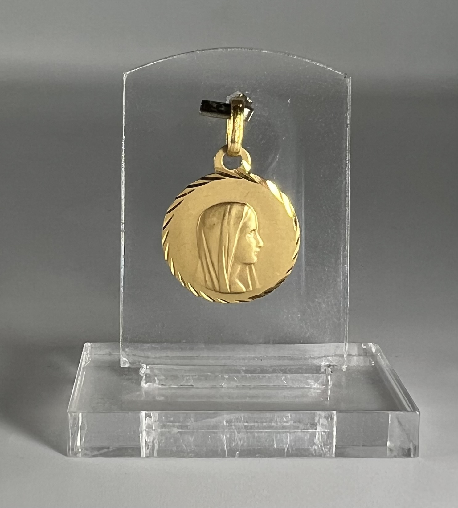 médaille baptême or