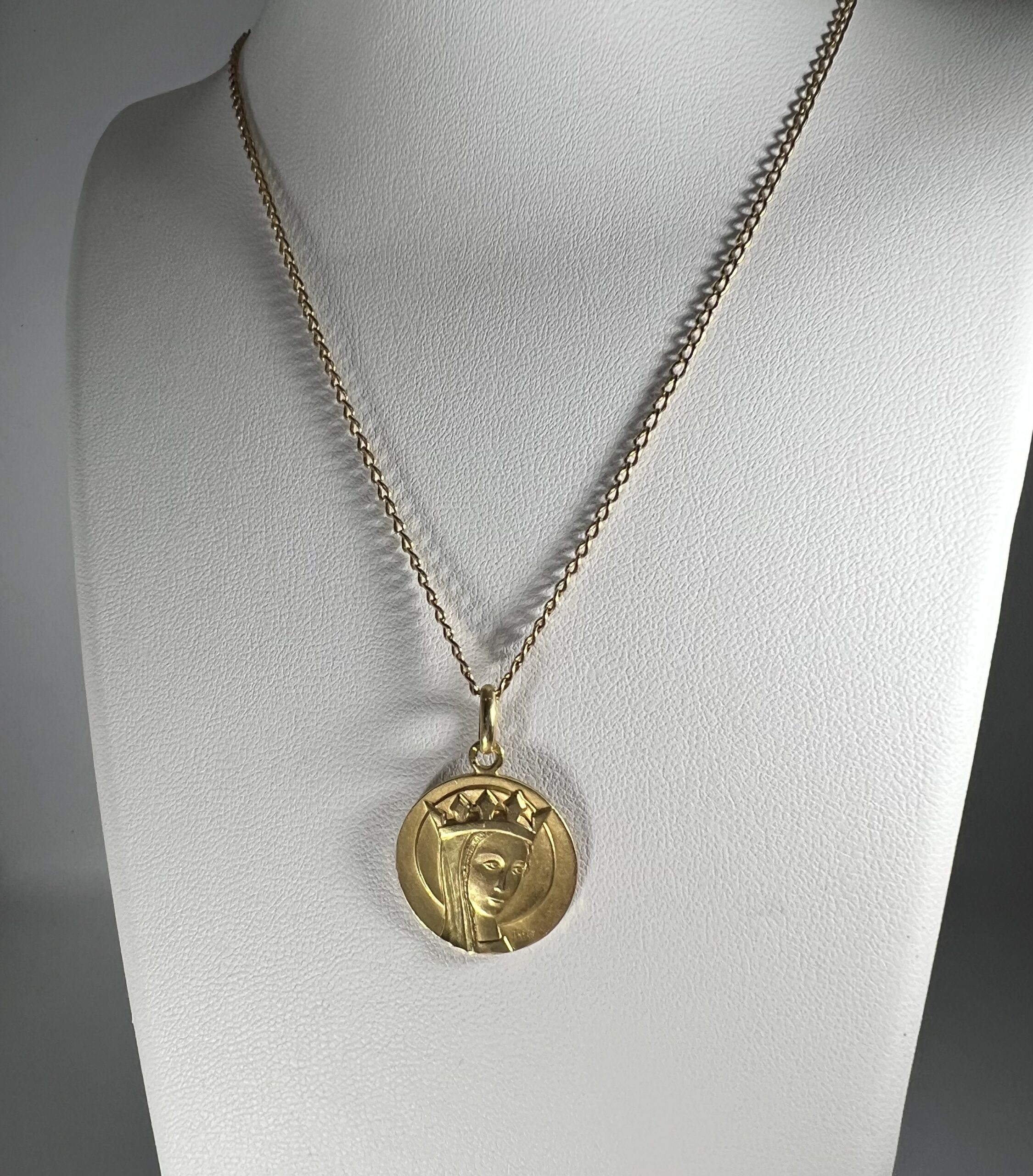 Médaille "Vierge couronnée" en or – Image 2